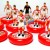 Subbuteo Andrew Table Soccer Fortuna Dusseldorf 1979-1980 on WSB Professional Bases